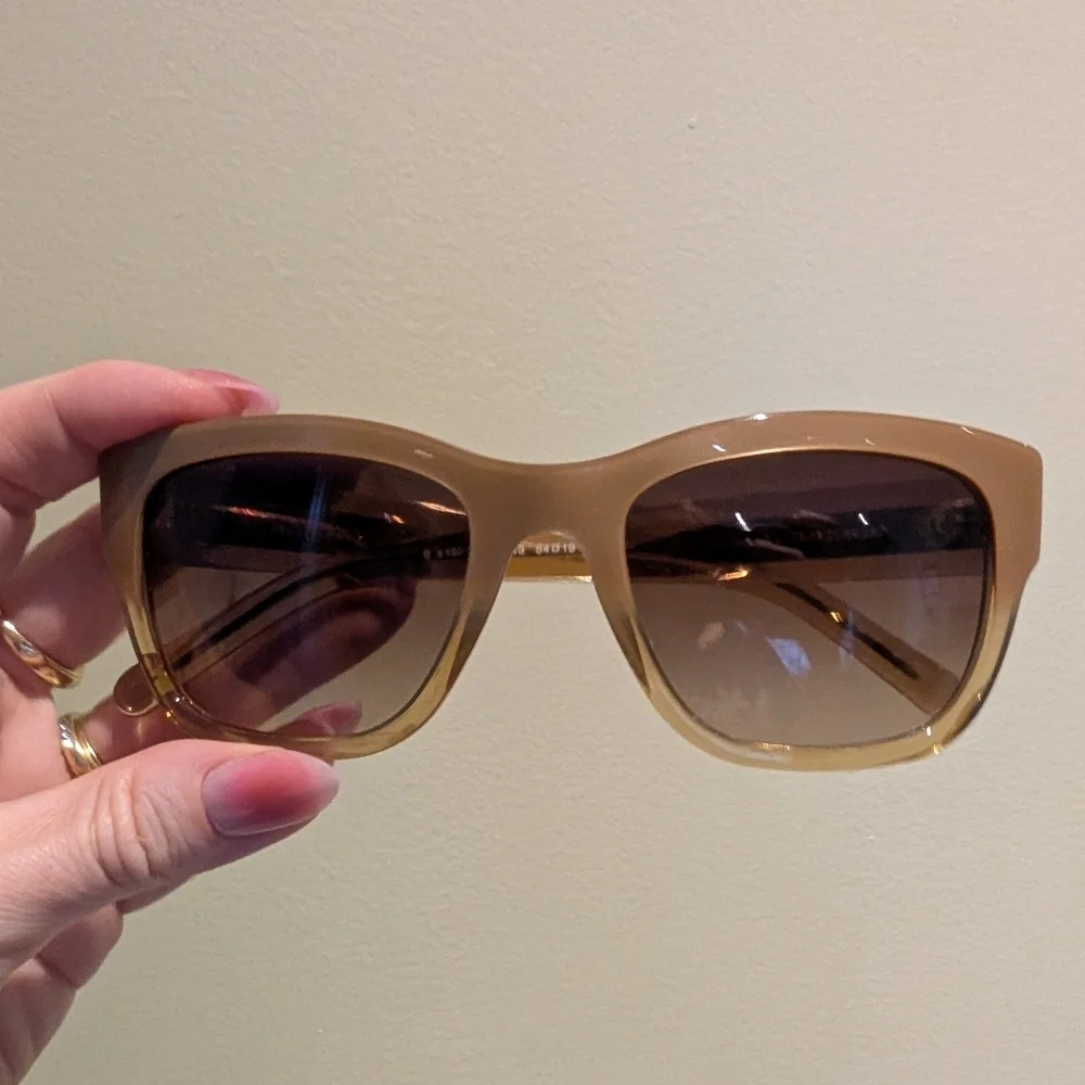 Burberry Women's Brown Gold Sunglasses - Picture 10 of 16